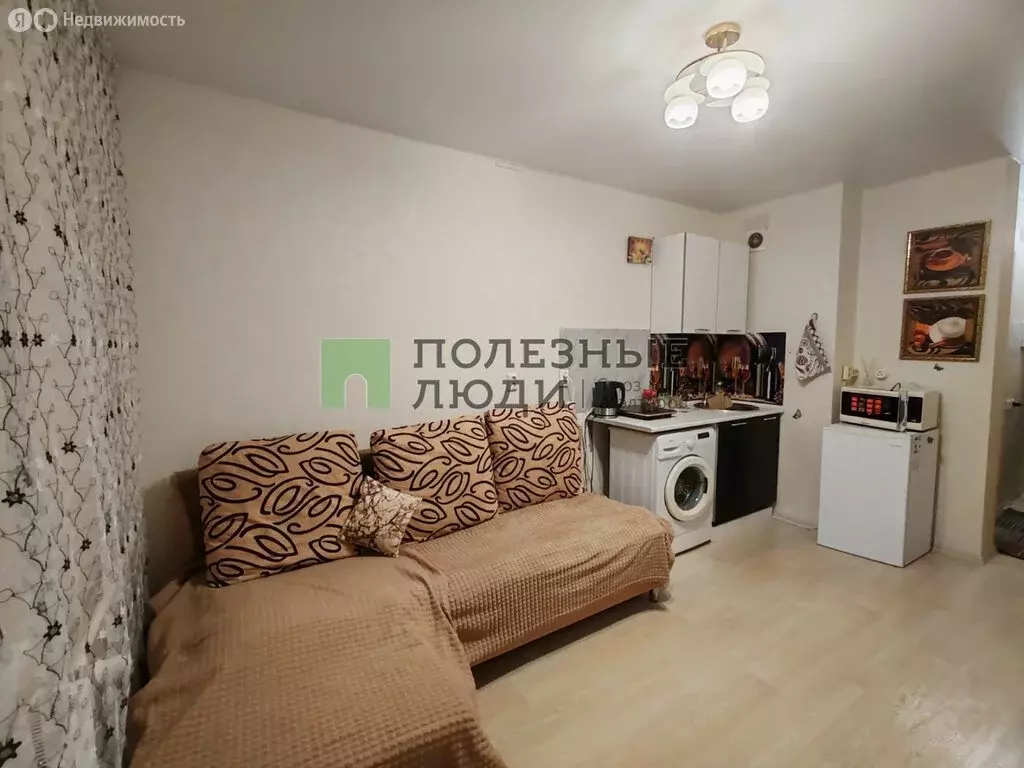 Квартира-студия: Зеленодольск, проспект Строителей, 28 (17.2 м) - Фото 0