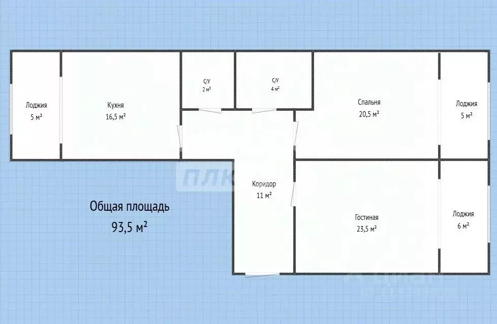 2-к кв. Дагестан, Махачкала Газопроводная ул., 8к4 (93.5 м) - Фото 2