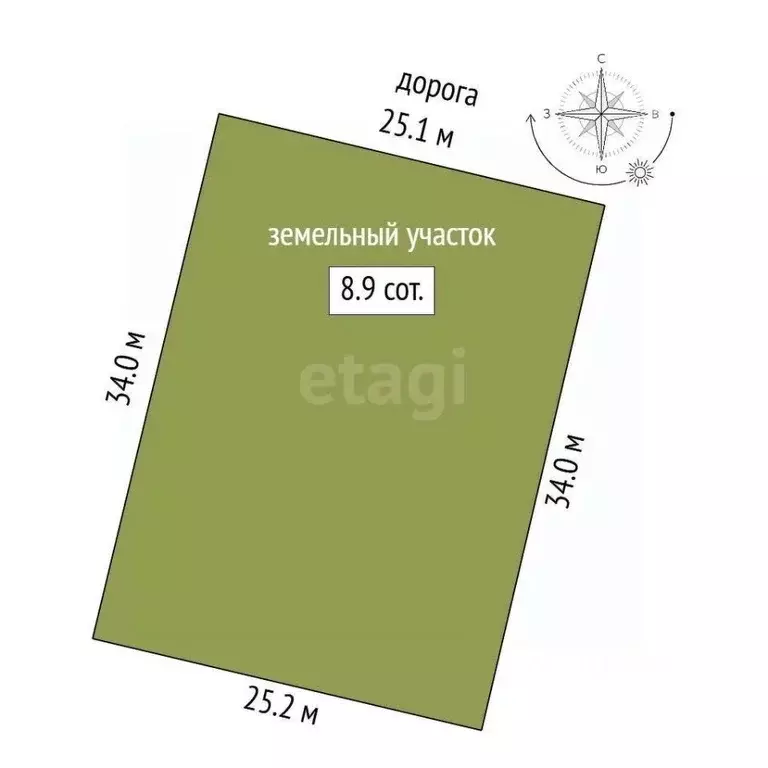 Участок в Костромская область, Кострома проезд Ситцевый (9.0 сот.) - Фото 1