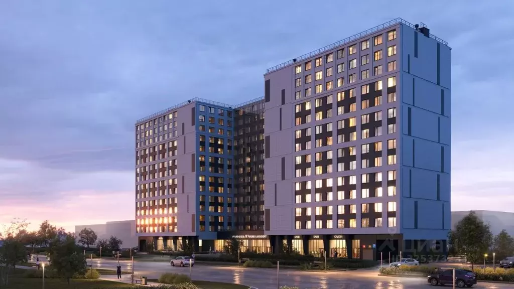 Студия Санкт-Петербург просп. Энергетиков, 8к2 (27.16 м) - Фото 2