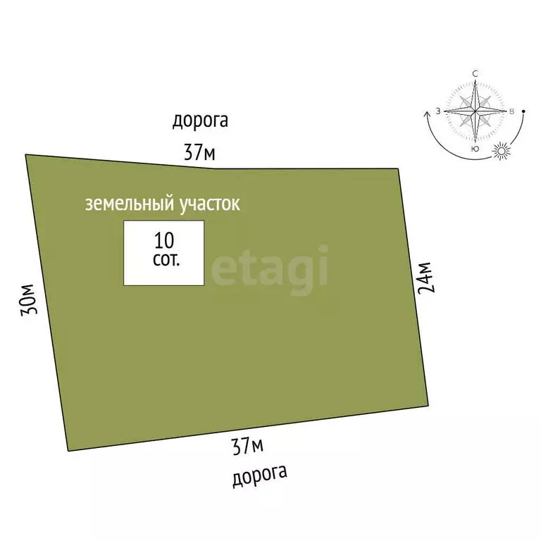 Участок в Бахчисарайский район, Голубинское сельское поселение, село ... - Фото 1