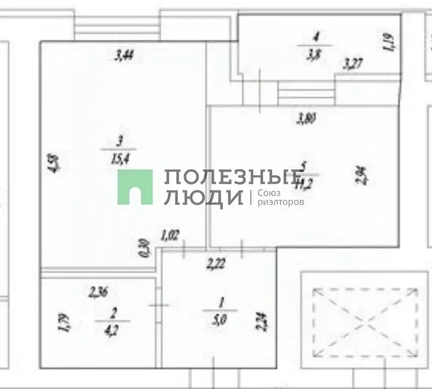 1-к кв. Башкортостан, Уфа Инорс мкр, ул. Новоселов, 6 (39.6 м) - Фото 1