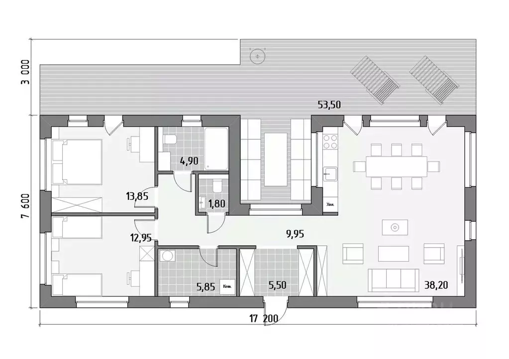 Дом в Свердловская область, Ревда пер. Лесной (93 м) - Фото 1