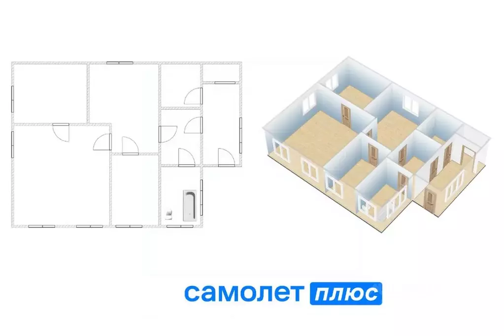 Дом в Кемеровская область, Белово Красноармейская ул., 40 (52 м) - Фото 2