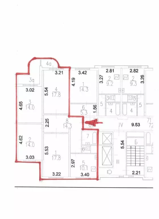 4-комнатная квартира: Москва, Большая Тульская улица, 56 (92.6 м) - Фото 0