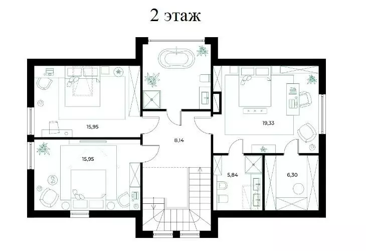 Дом в деревня Булатово, КП Резиденция Булатово, 180 (180 м) - Фото 2
