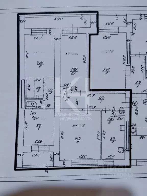 4-к кв. Калининградская область, Калининград ул. Космонавта Леонова, ... - Фото 2