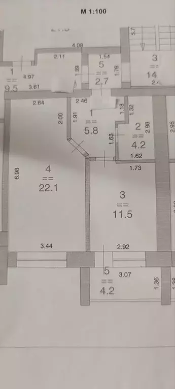 1-к кв. Нижегородская область, Бор Красногорка мкр, ул. Красногорка, ... - Фото 1