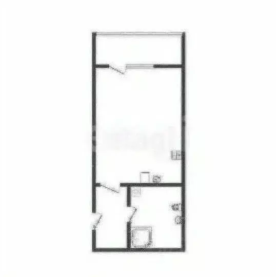 Студия Курская область, Курск ул. Энгельса, 115/4 (26.68 м) - Фото 2