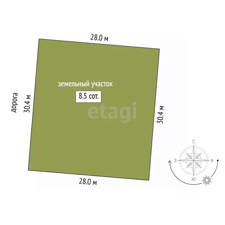 Участок в Тюменская область, Тюменский муниципальный округ, д. ... - Фото 2