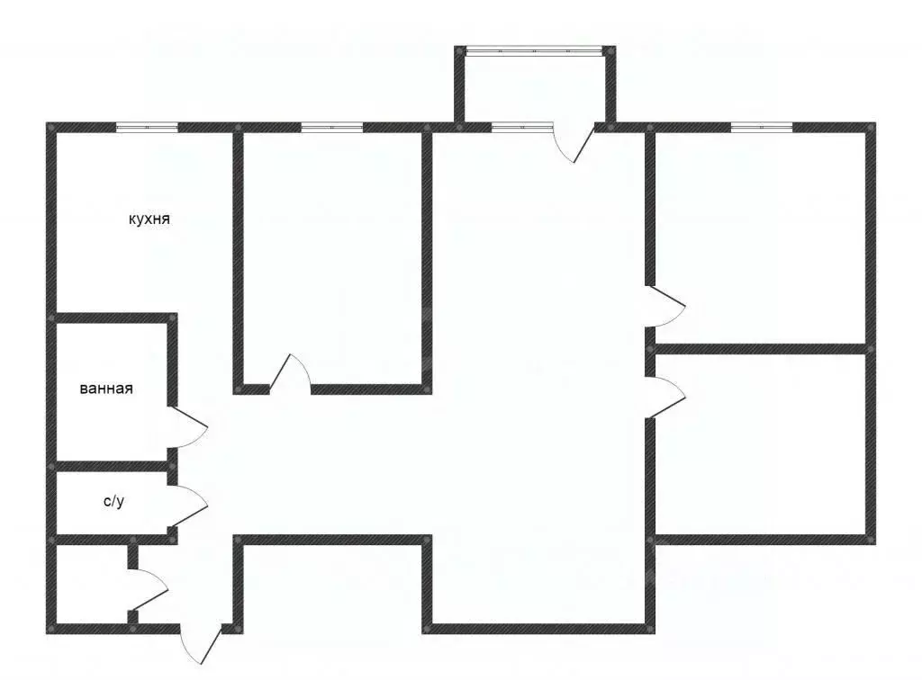 4-к кв. Костромская область, Кострома Якиманиха мкр, 10 (58.6 м) - Фото 2