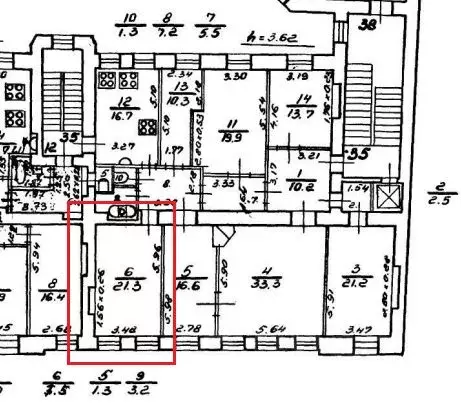 Комната Санкт-Петербург ул. Жуковского, 7-9 (22.0 м) - Фото 2