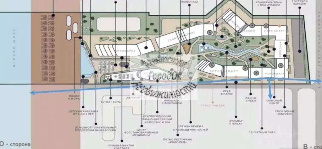 Студия Крым, Сакский район, Лесновское с/пос, с. Прибрежное ул. ... - Фото 1