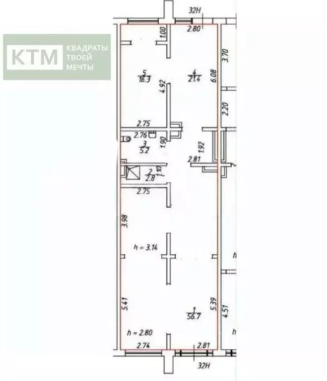 Помещение свободного назначения в Санкт-Петербург Пискаревский просп., ... - Фото 2