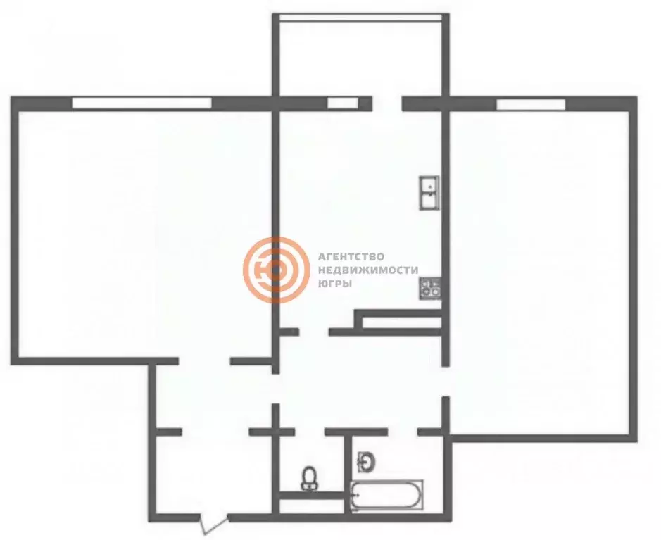 2-к кв. Тюменская область, Тюмень ул. Жуковского, 88/1 (62.0 м) - Фото 2