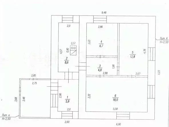 Дом в Кемеровская область, Юрга пер. Добролюбова (59 м) - Фото 2