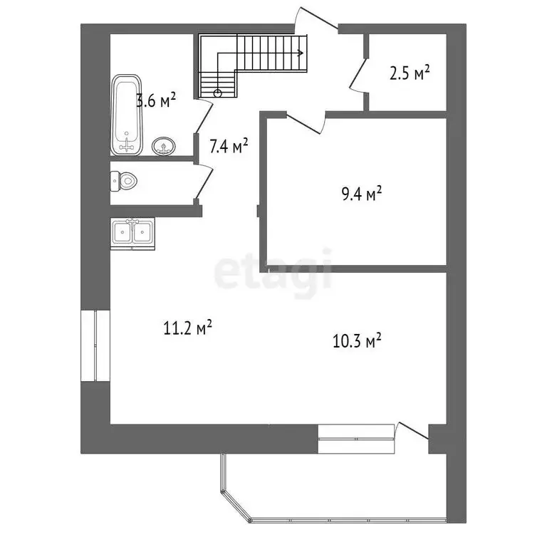5-комнатная квартира: Клин, улица Победы, 26с8 (115.9 м) - Фото 0
