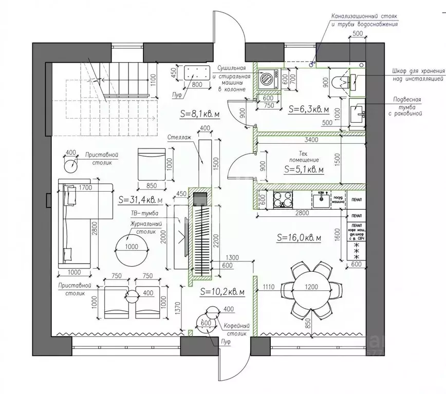 Таунхаус в Приморский край, Владивосток Залесная ул., 31Г (264 м) - Фото 2