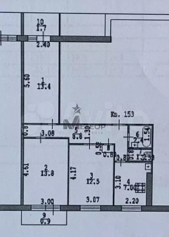 Комната 27,3 м в 3-к., 3/9 эт. - Фото 0