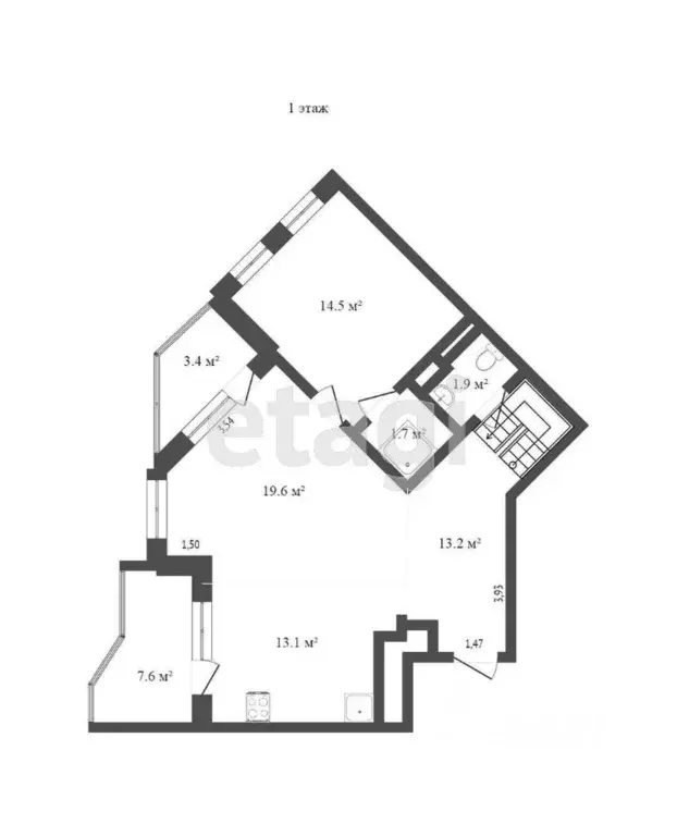 4-к кв. Ханты-Мансийский АО, Ханты-Мансийск ул. Дзержинского, 30 ... - Фото 2