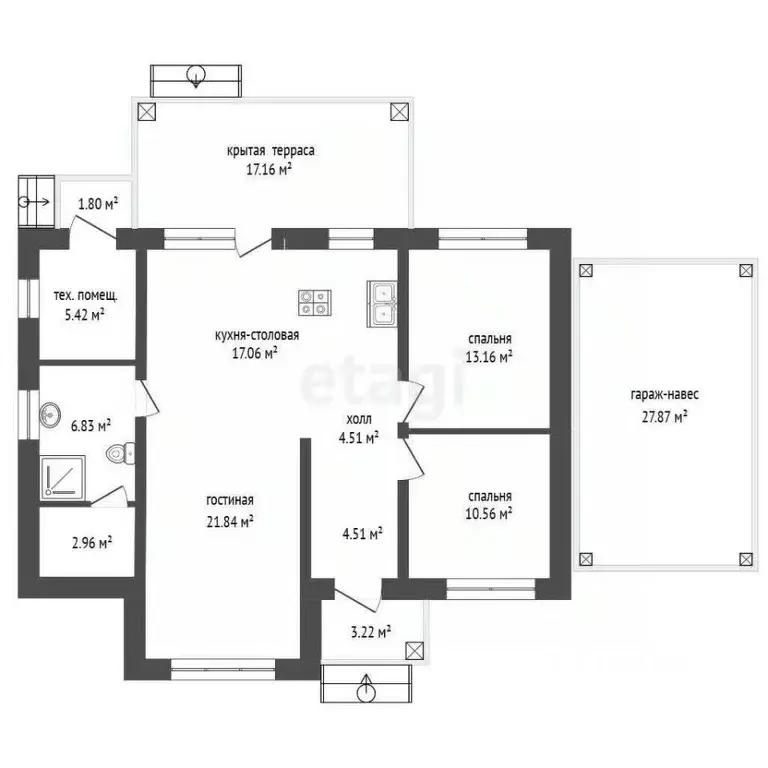 Дом в Крым, Раздольное пгт просп. 30-летия Победы, 39 (150 м) - Фото 2