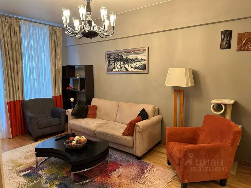 Квартира, 2 комнаты, 57.4 м - Фото 0