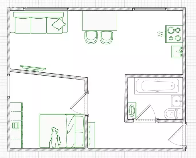 1-комнатная квартира: Тула, Пушкинский проезд, 4Б (31.7 м) - Фото 1