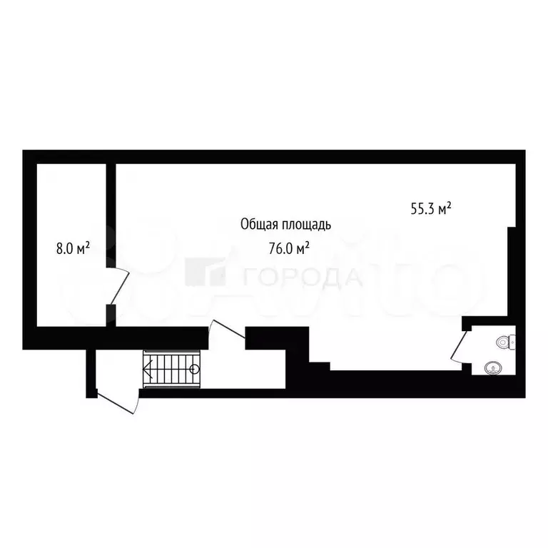 Продам помещение свободного назначения, 76 м - Фото 1