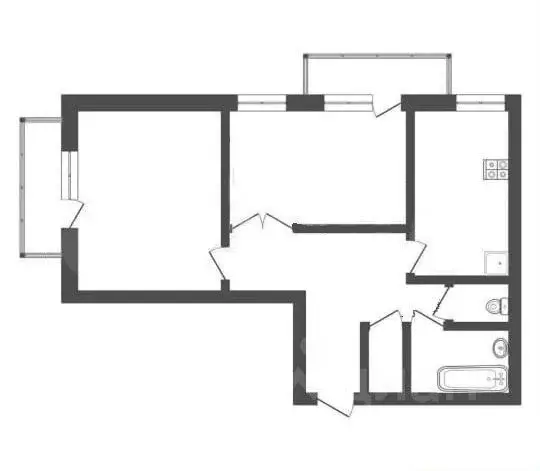 2-к кв. Мордовия, Саранск Ярославская ул., 25 (58.0 м) - Фото 0