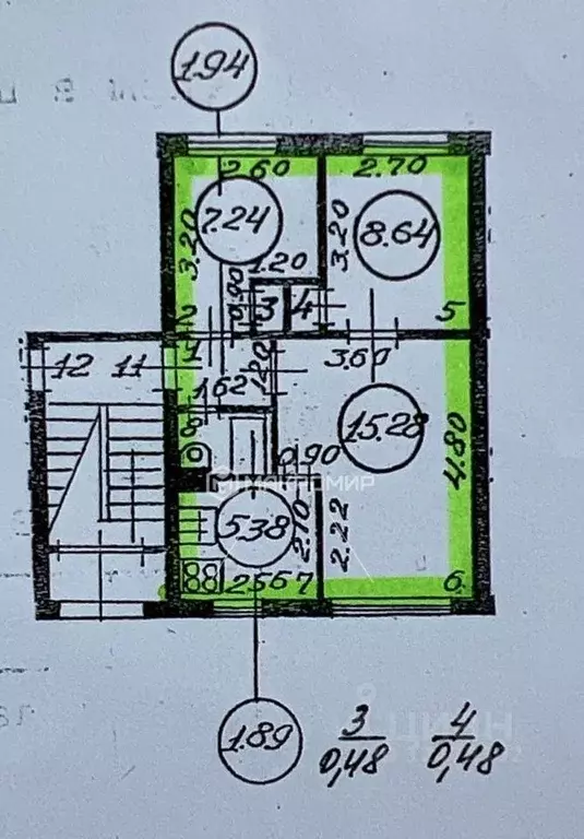 3-к кв. Санкт-Петербург Трамвайный просп., 21К3 (41.33 м) - Фото 2