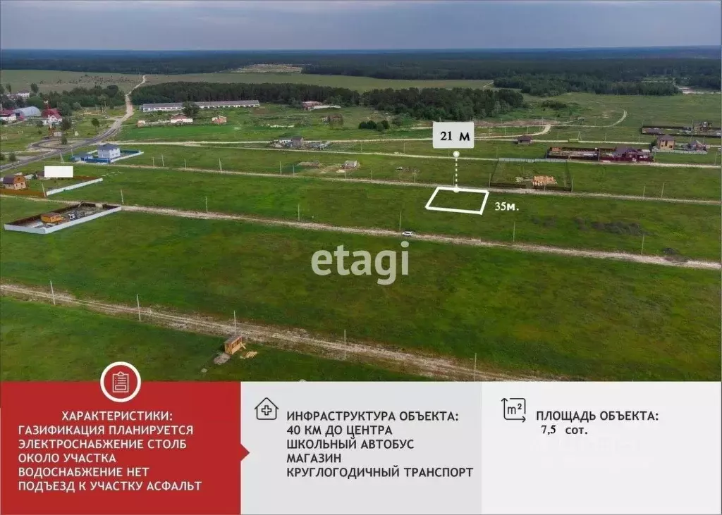 Участок в Тюменская область, Тюменский муниципальный округ, д. ... - Фото 1