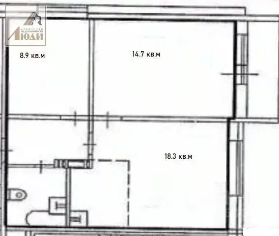 2-к кв. Новосибирская область, Новосибирск ул. Виктора Уса, 11 (48.9 ... - Фото 1