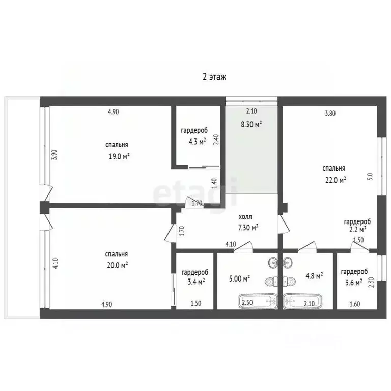 Дом в Крым, Ялта муниципальный округ, Ореанда пгт ш. Севастопольское, ... - Фото 2