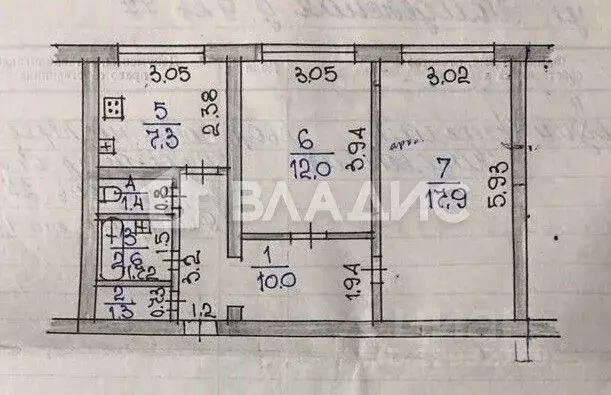 2-к кв. Пензенская область, Пензенский район, Старокаменский ... - Фото 2