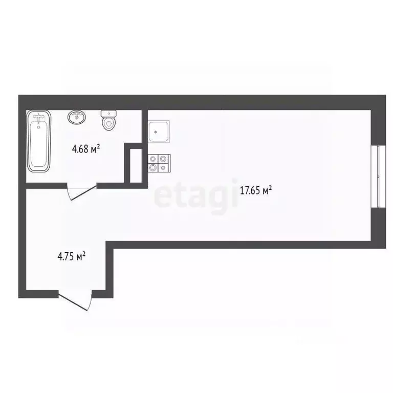 Студия Тюменская область, Тюменский муниципальный округ, с. Горьковка ... - Фото 1