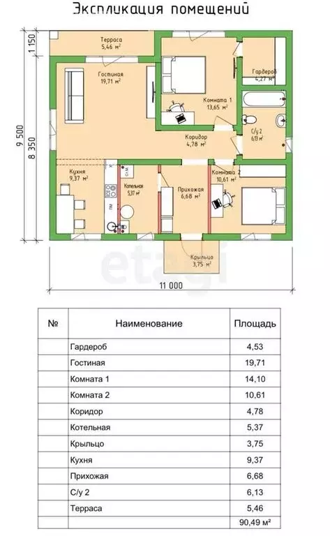 Дом в Подшивалово, Столичная улица (90 м) - Фото 0