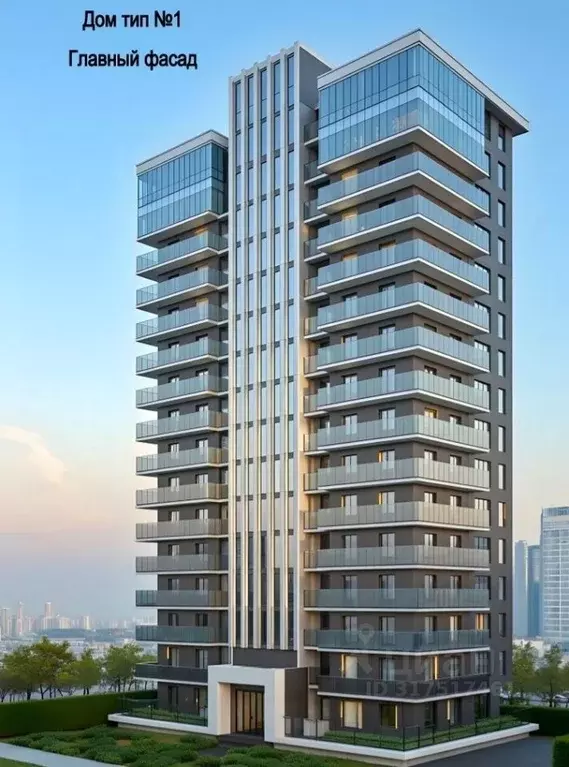 2-к кв. Чеченская республика, Грозный просп. Мохаммеда Али, 49/51 ... - Фото 1