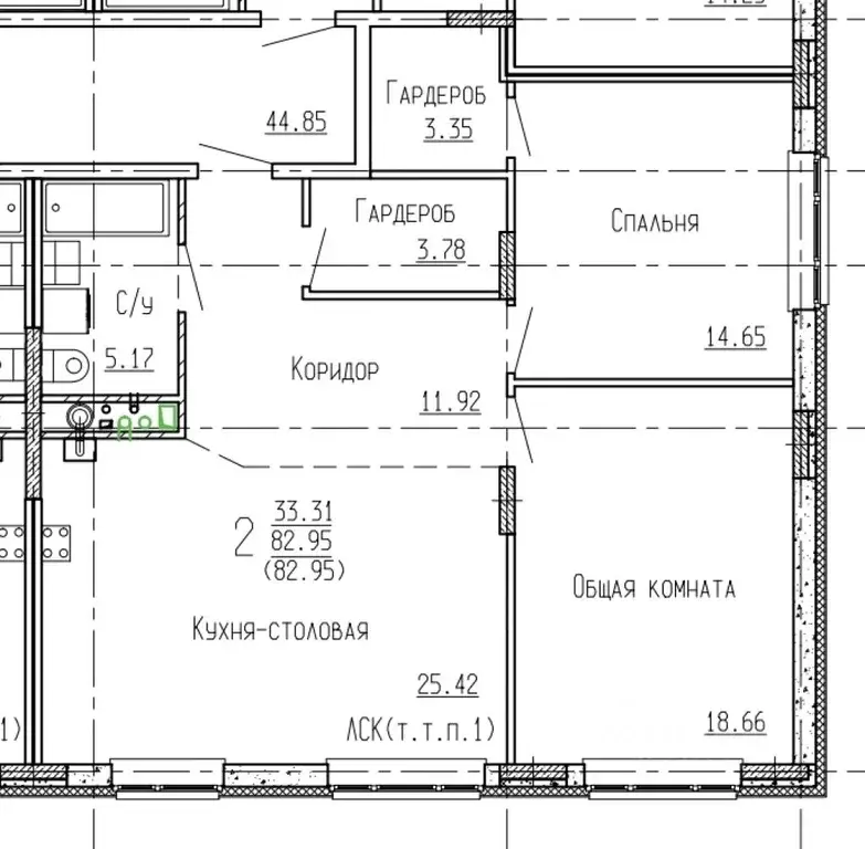 2-к кв. Воронежская область, Воронеж ул. Сергея Лазо (82.95 м) - Фото 0