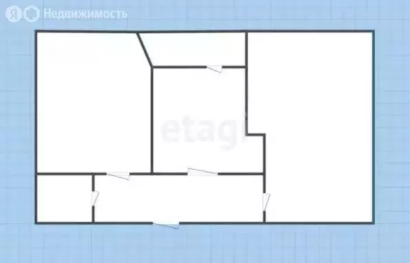 2-комнатная квартира: Белгород, улица Макаренко, 42 (46.6 м) - Фото 1