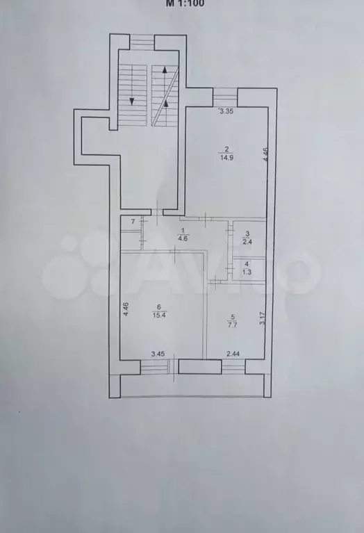 2-к. квартира, 48,8 м, 4/5 эт. - Фото 0