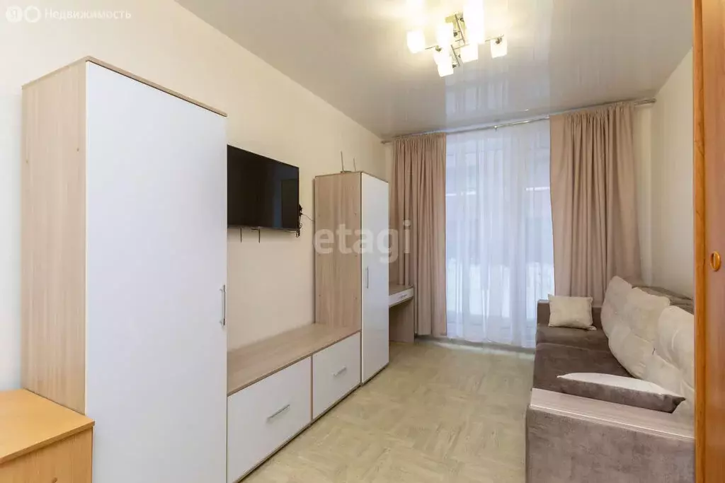 Квартира-студия: Тюмень, Стройотрядовская улица, 14 (25.4 м) - Фото 1