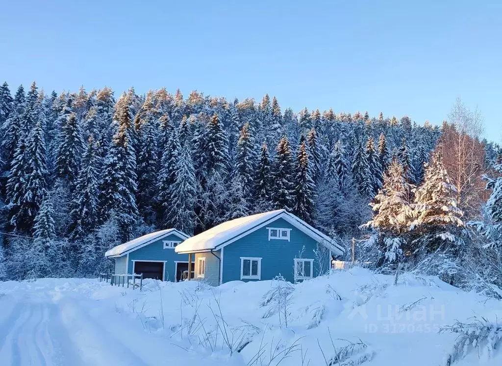 Дом в Карелия, Сортавальский муниципальный округ, пос. Вуорио 133 (75 ... - Фото 1