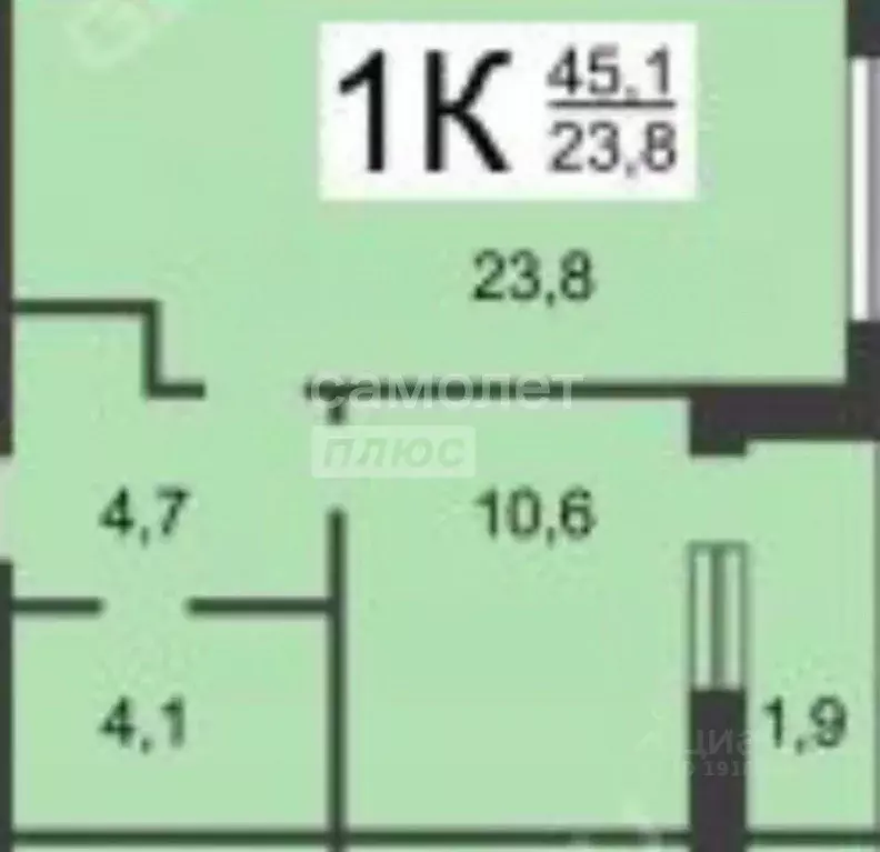 1-к кв. Нижегородская область, Нижний Новгород просп. Ленина, 67/1 ... - Фото 2