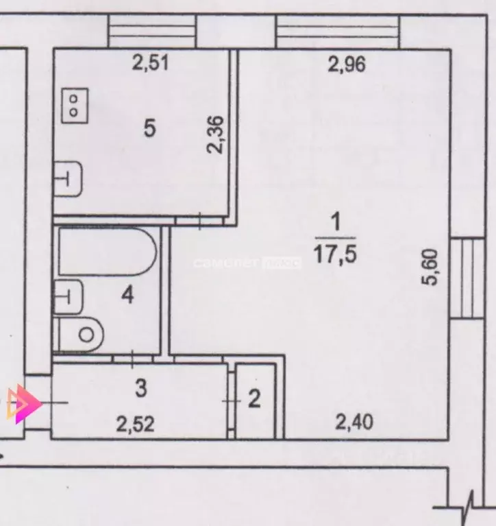 1-к кв. Московская область, Электросталь ул. Победы, 3к3 (29.5 м) - Фото 1
