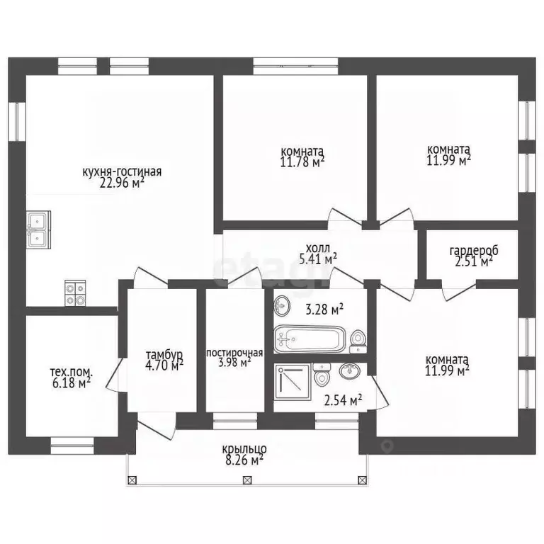 Дом в Крым, Феодосия муниципальный округ, с. Береговое ул. Гагарина ... - Фото 2