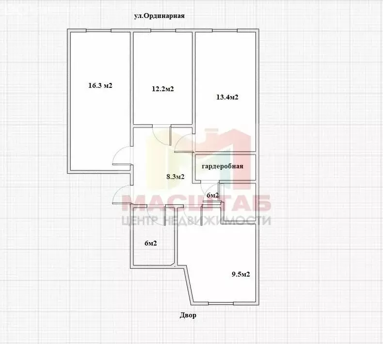 3-комнатная квартира: Санкт-Петербург, Ординарная улица, 19 (76 м) - Фото 2