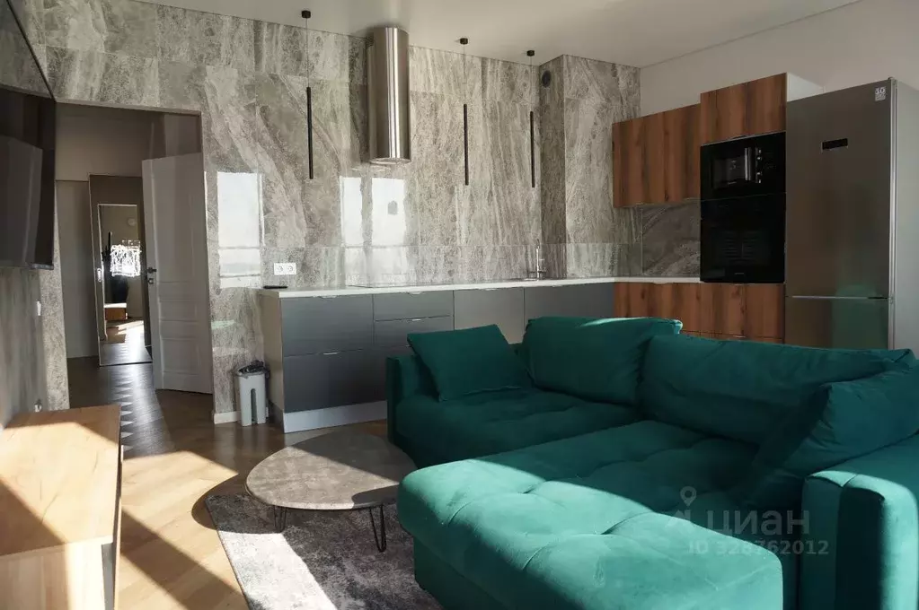 2-к кв. Санкт-Петербург наб. Миклухо-Маклая, 1к1 (64.0 м) - Фото 1