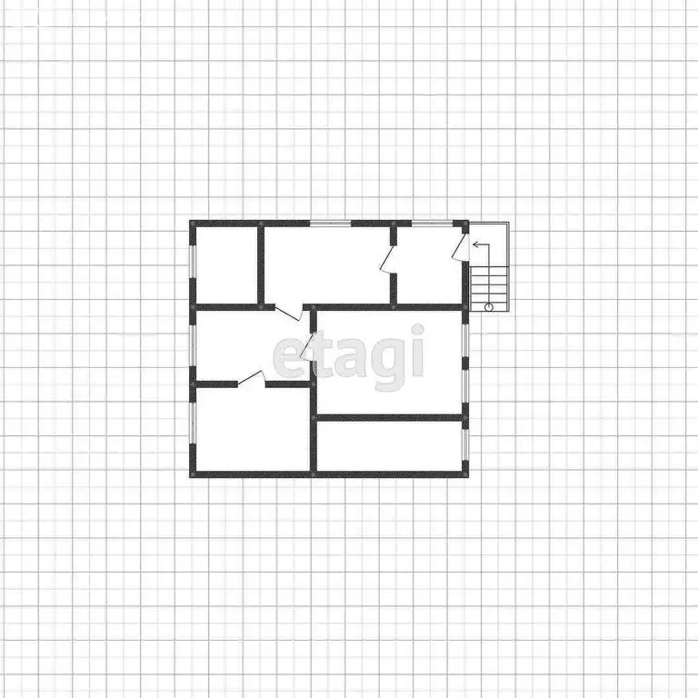 Дом в Звонаревка, Набережная улица (63 м) - Фото 1