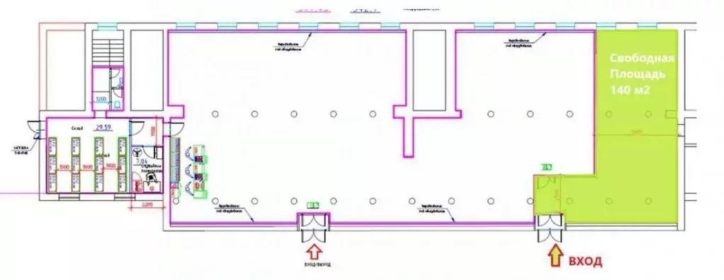 Торговая площадь в Саратовская область, Петровск пл. Ленина, 1 (140 м) - Фото 2