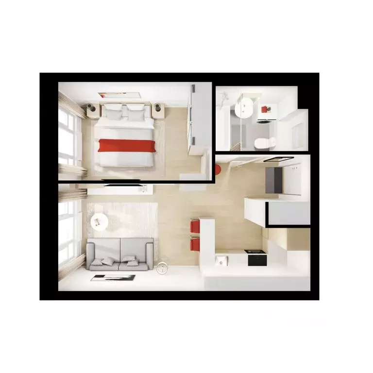 1-к кв. Московская область, Котельники Парковый мкр, Белая Дача Парк ... - Фото 2